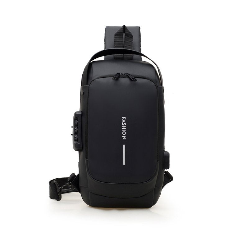 Shoulder bag with ergonomic design and multiple compartments LoungeYard — product view 2