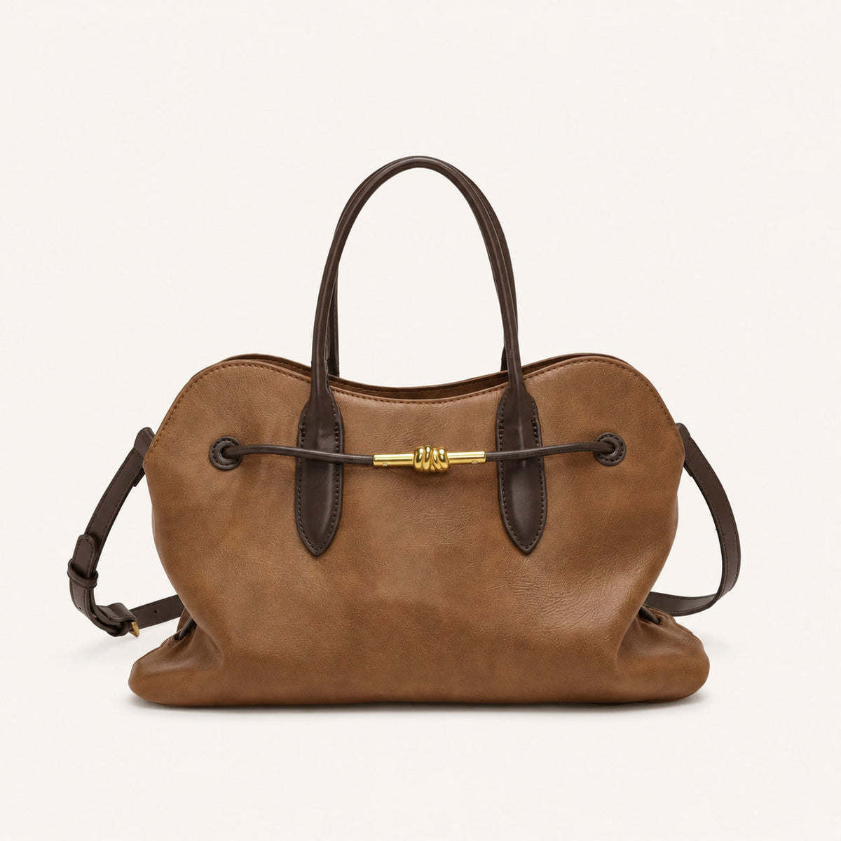 Accented Leather Handbag — product view 1