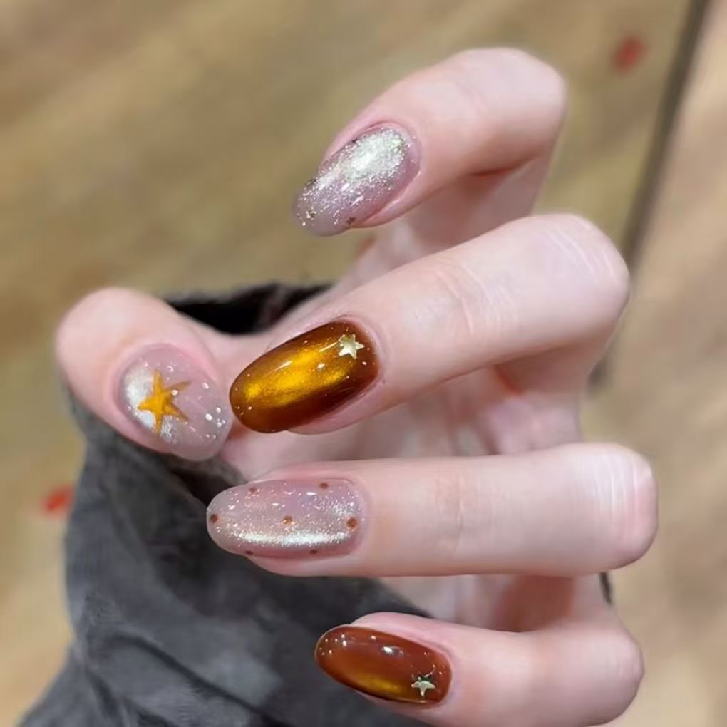 Glittery Ombré Nail Art Extensions — product view 3