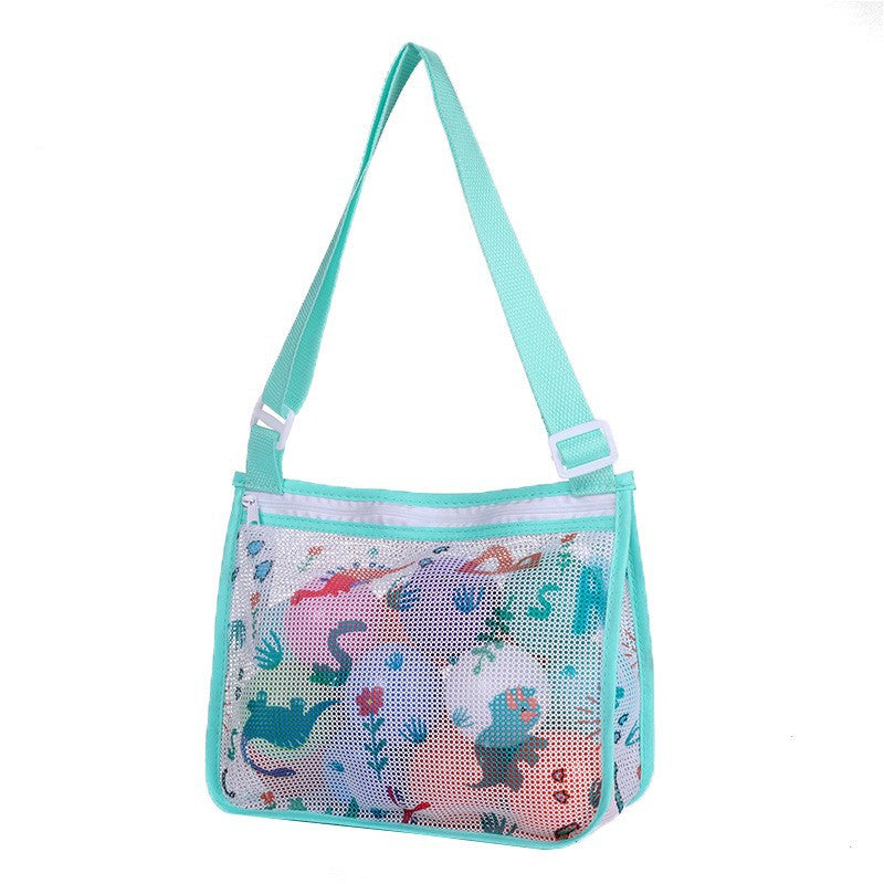 Mesh Beach Bag with Practical Zipper LoungeYard — product view 7