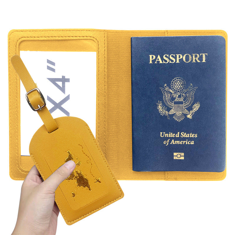 Women's Passport Holder and Luggage Tag Set LoungeYard — product view 4