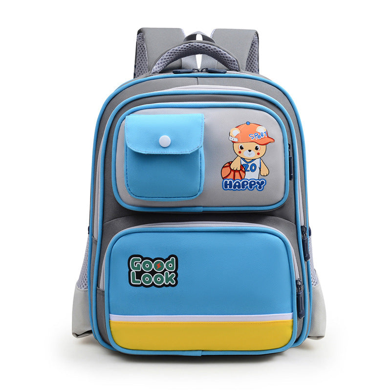 Cute Character Design School Backpack LoungeYard — product view 1