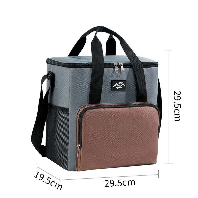 Women's insulated cooler bag with practical stowable carrying strap LoungeYard — product view 6