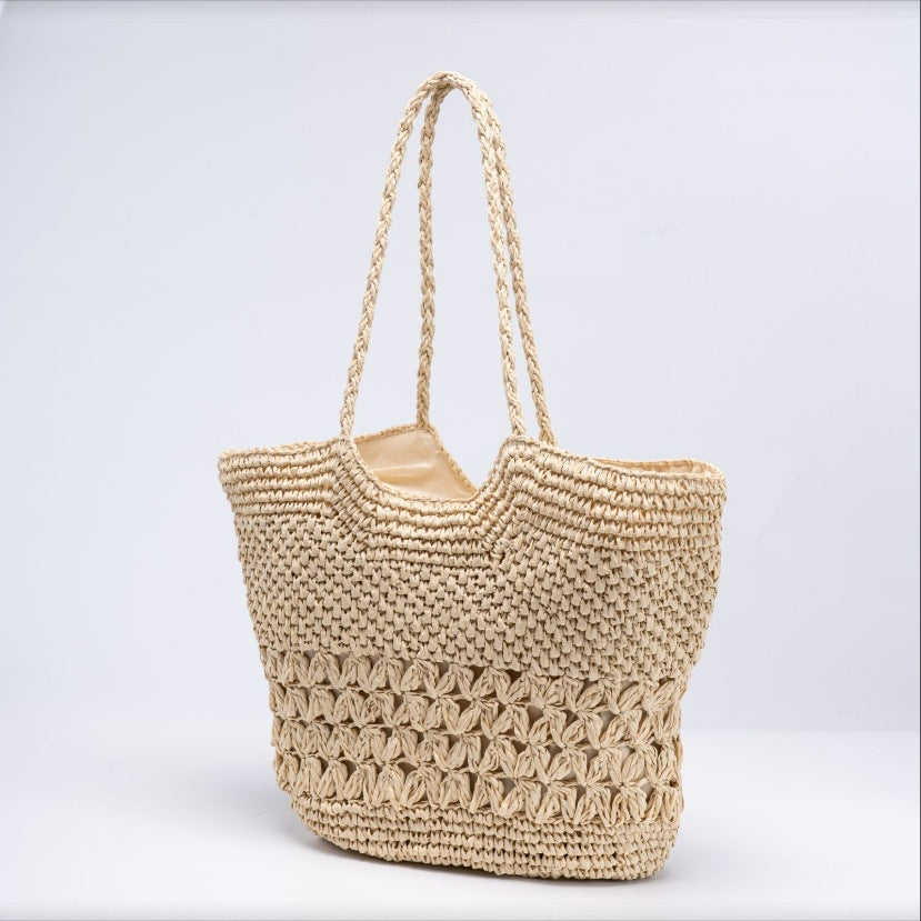 Elegant and Woven Beach Bag LoungeYard — product view 2