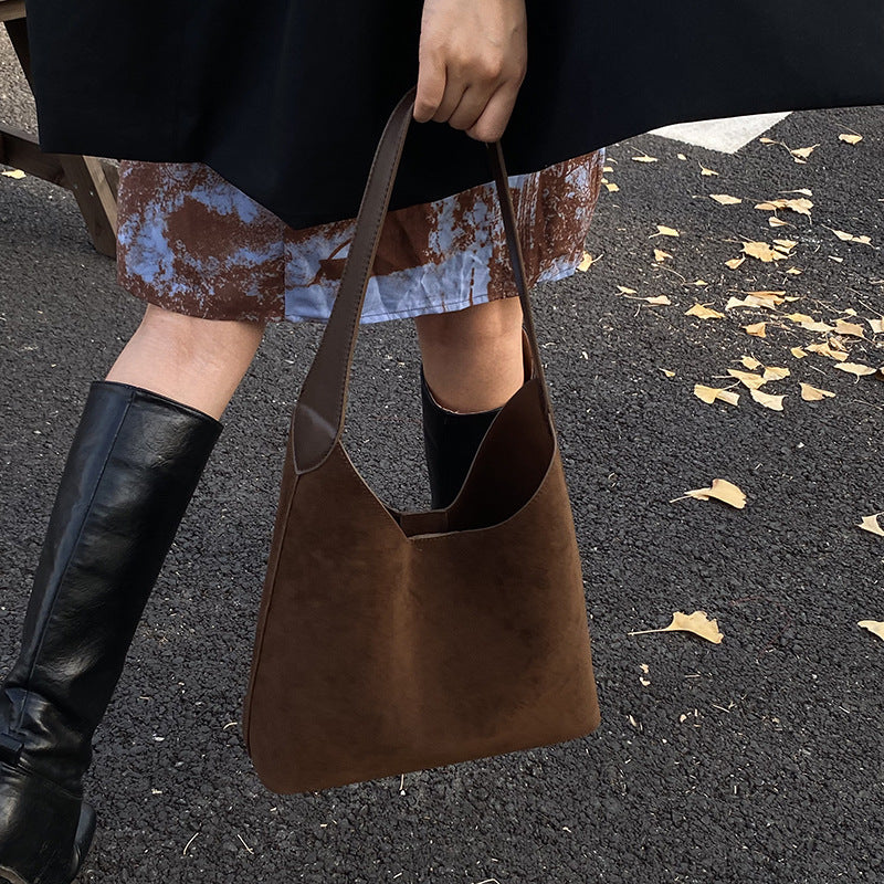 Suede Hobo Handbag LoungeYard — product view 4