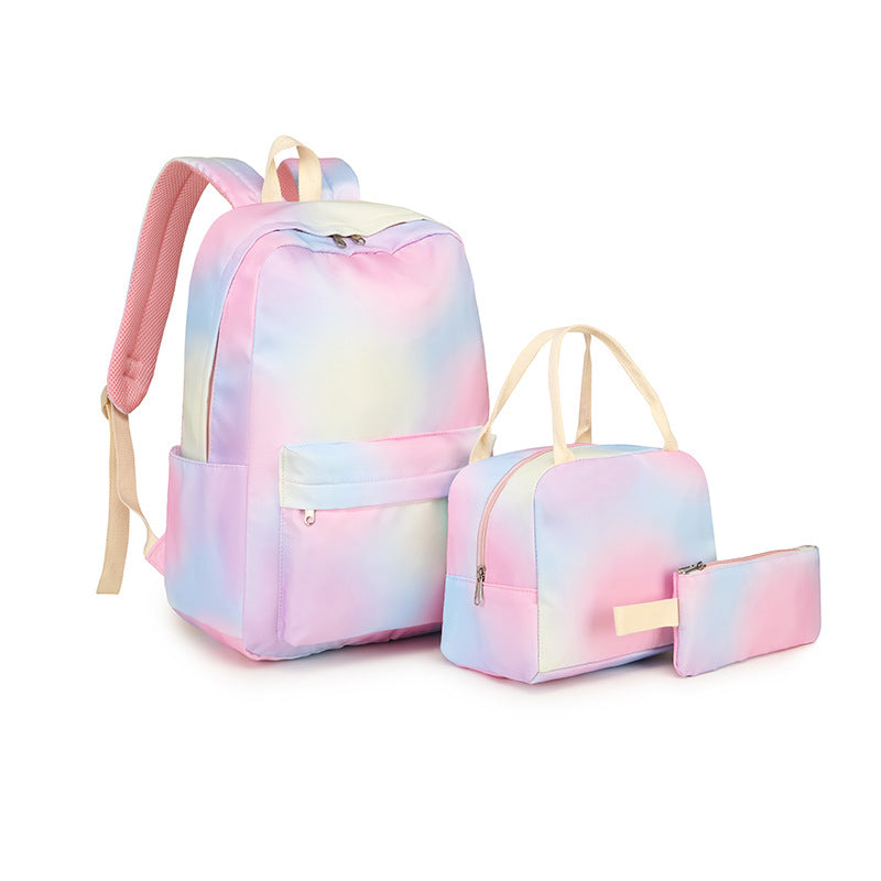 Stylish Cow Print Backpack and Accessory Set LoungeYard — product view 5