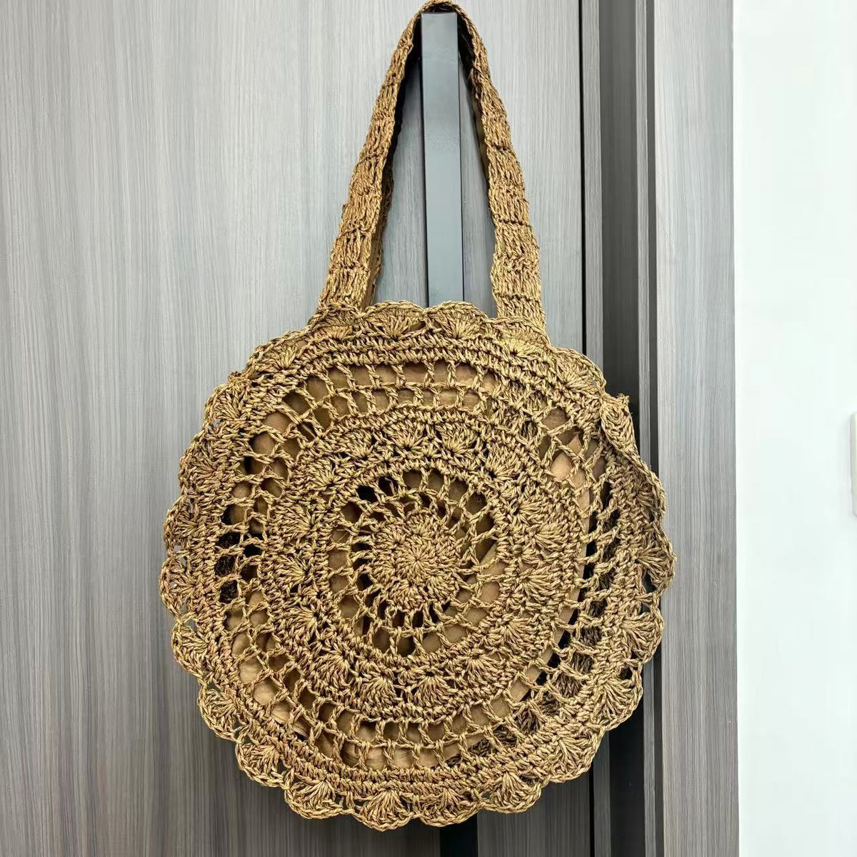 Handcrafted Macrame Shoulder Bag LoungeYard — product view 4