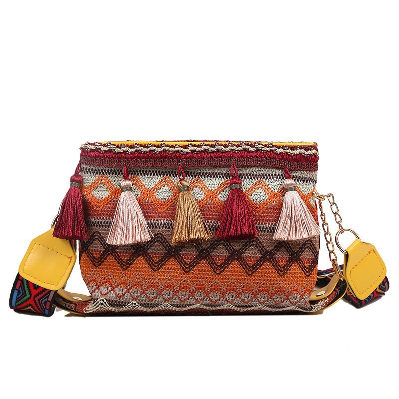 Ethnic Patterned Mini Crossbody Bag — product view 6