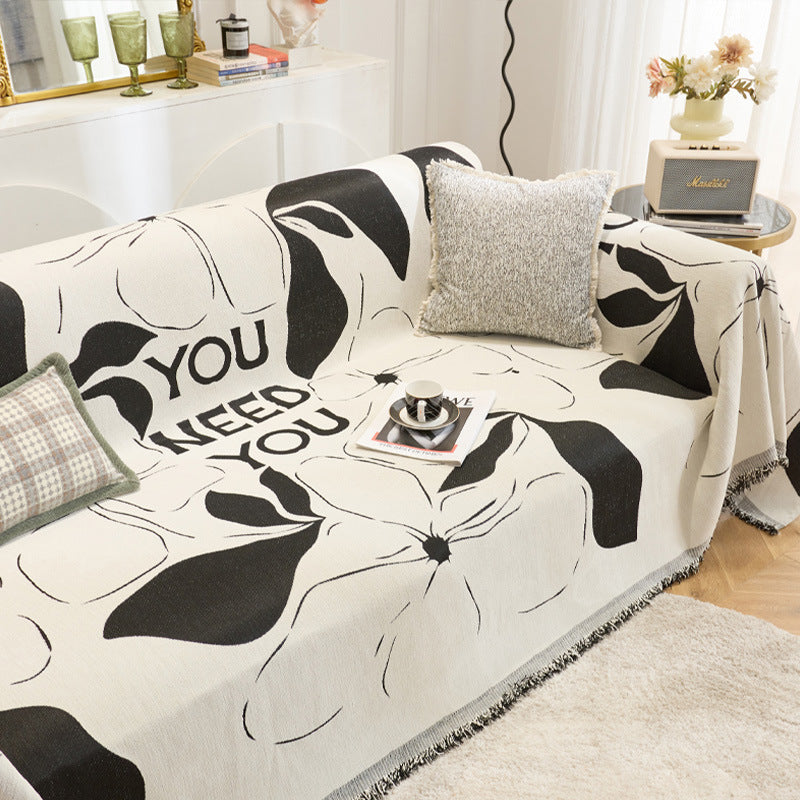 Decorative Floral Throw Blanket — product view 5