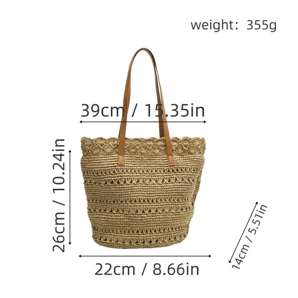 Handmade Macrame Beach Bag LoungeYard — product view 5