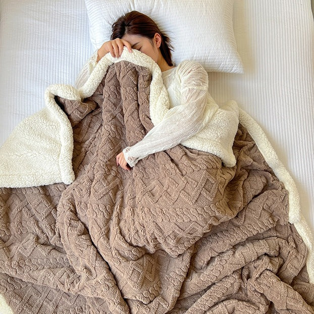 Luxurious Plush Sherpa Throw Blanket — product view 6