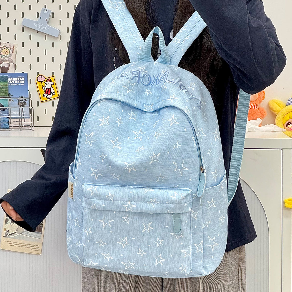 Casual All-Occasion Star-Print Backpack LoungeYard — product view 1