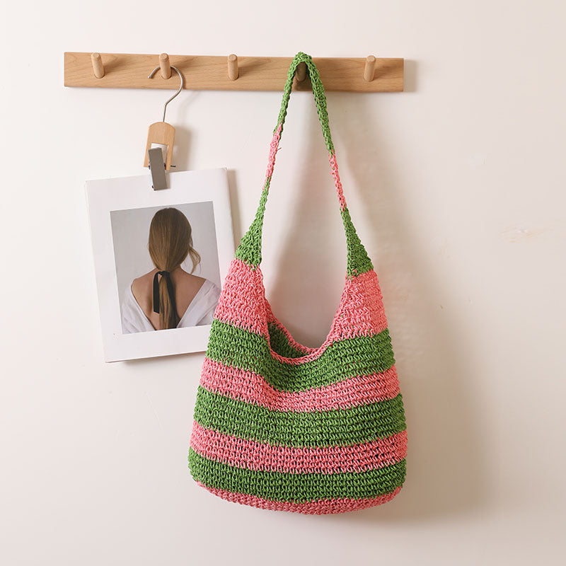 Casual Tote Bag in Striped Design LoungeYard — product view 6