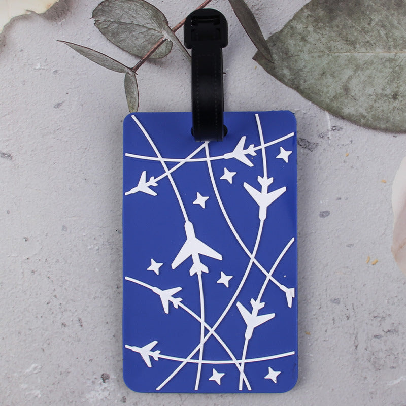 Travel-Themed Luggage Tag LoungeYard — product view 3