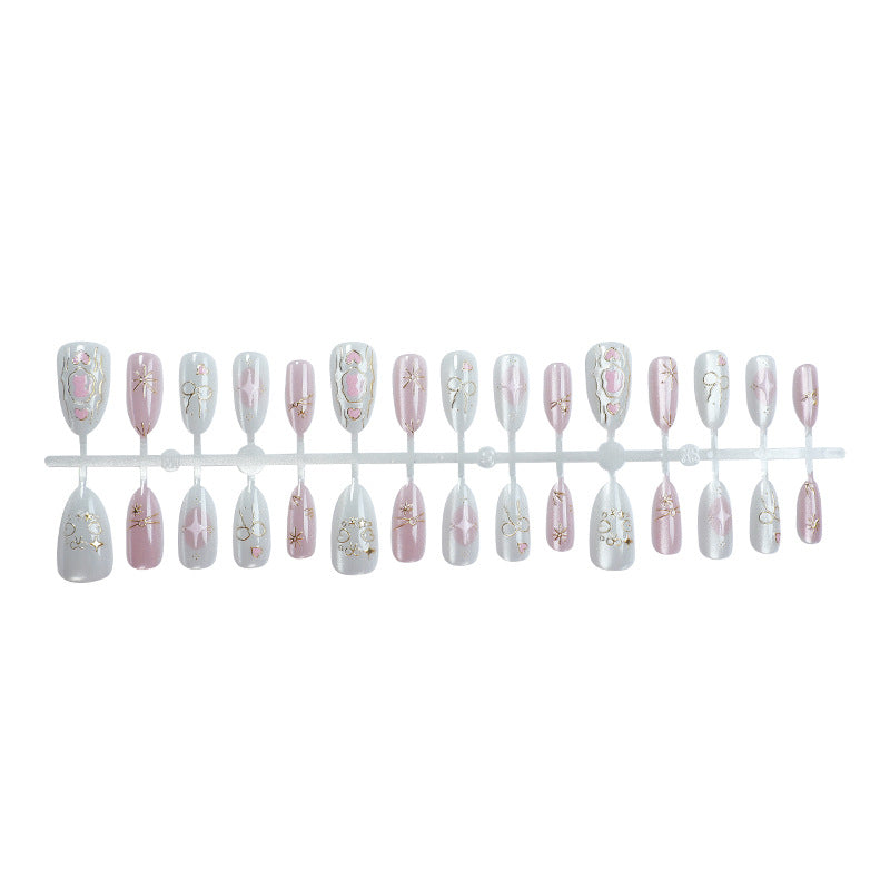Decorative Acrylic Press-On Nail Art Set — product view 5