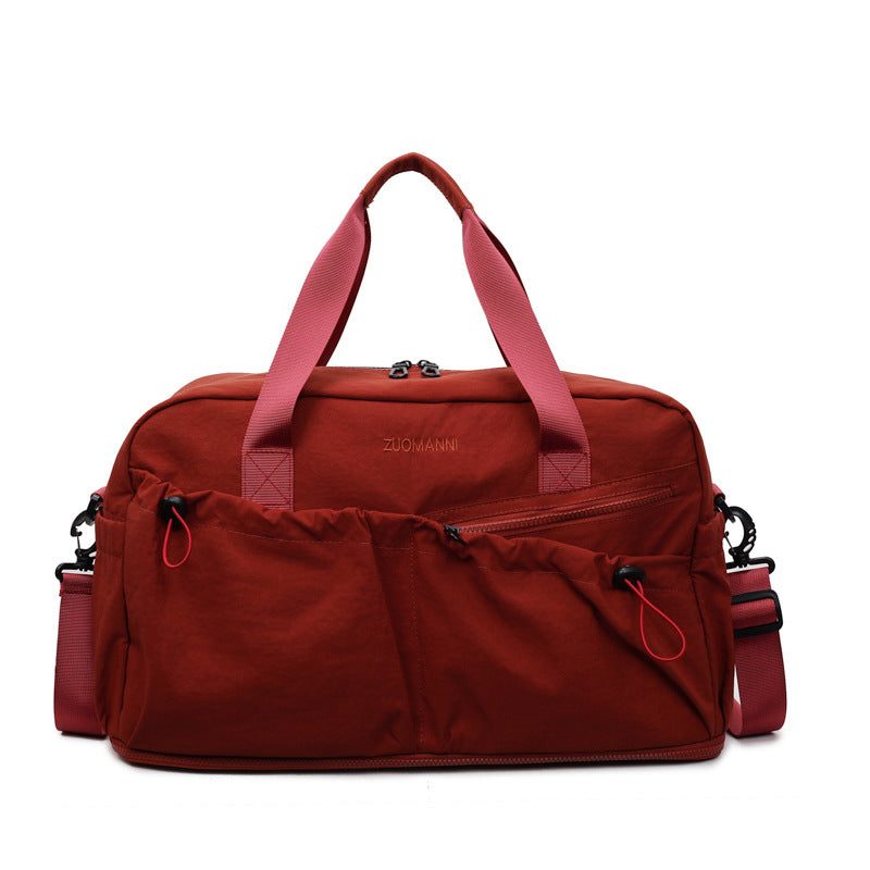 Sporty and Functional Travel Bag with Multiple Outer Pockets LoungeYard — product view 5