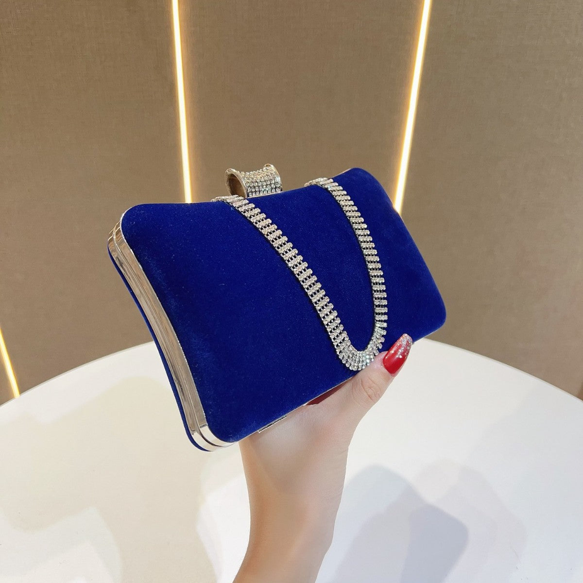 Luxurious Velvet Evening Handbag — product view 2