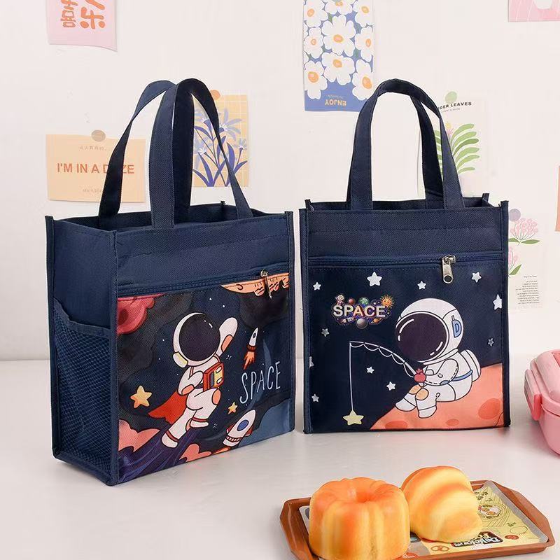 Space-Themed Insulated Lunch Carrier LoungeYard — product view 2