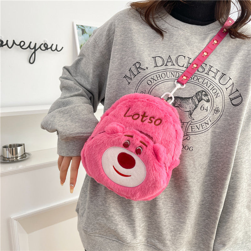 Plush Cartoon-Themed Backpack — product view 2