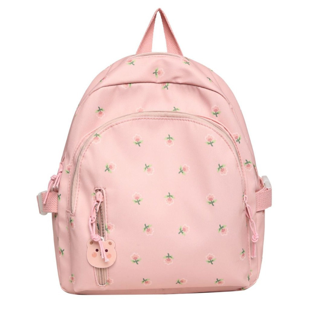 Cute Floral Embroidered Mini Backpack LoungeYard — product view 5