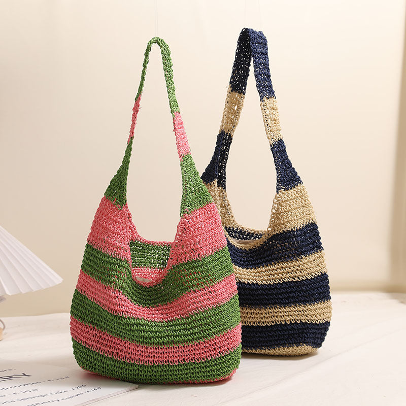 Casual Tote Bag in Striped Design LoungeYard — product view 1