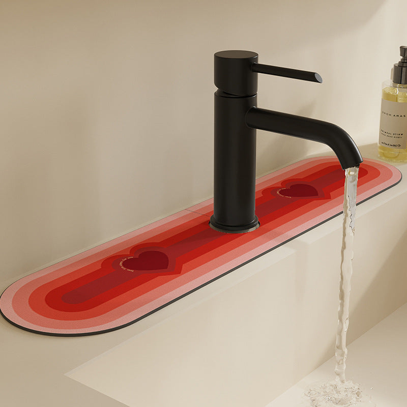 Non-Slip Decorative Vanity Sink Runner Mat — product view 3