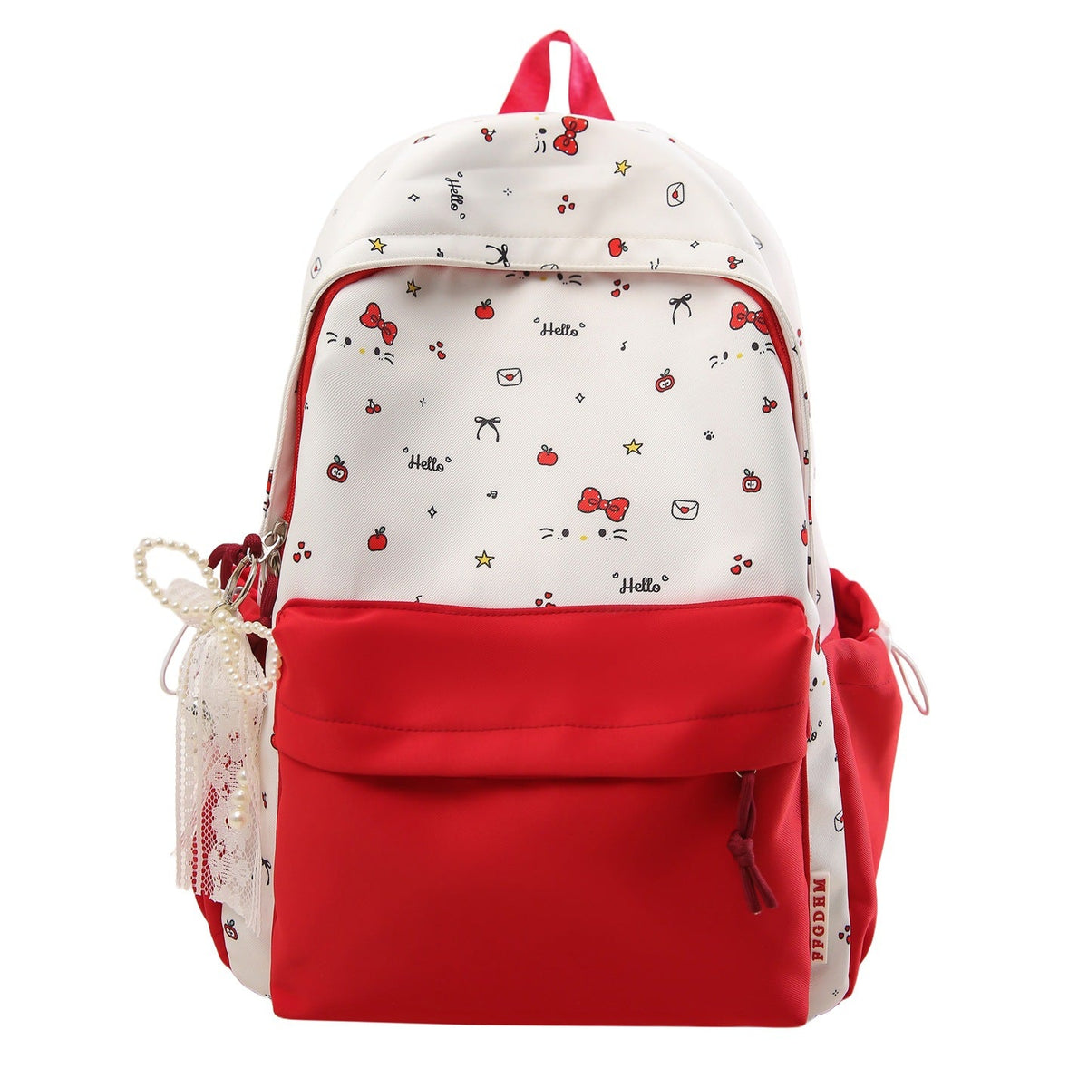 Playful Patterned School Backpack — product view 4