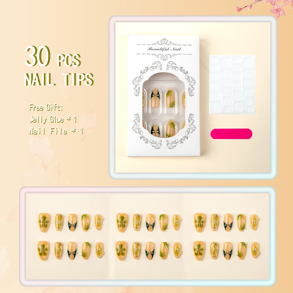 Elegant Nail Tips Set — product view 3