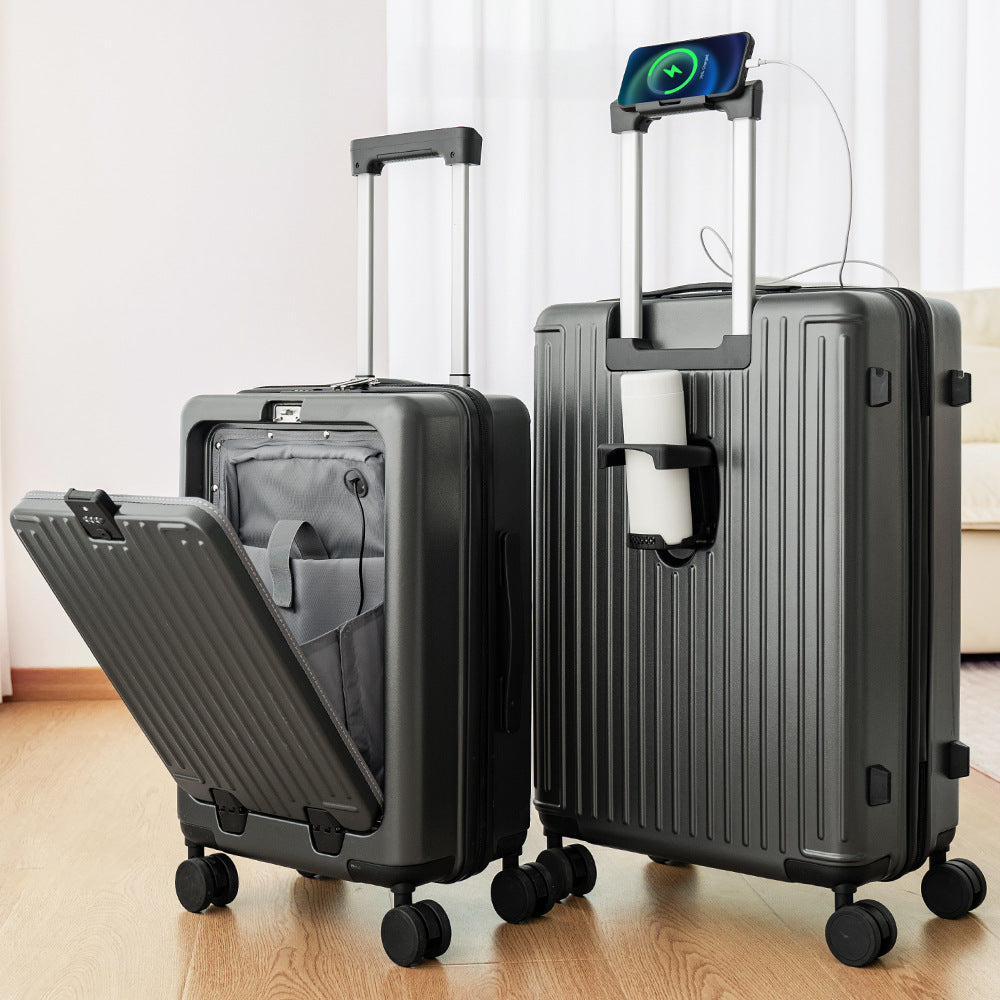 Compact Hard-Shell Rolling Suitcase — product view 1