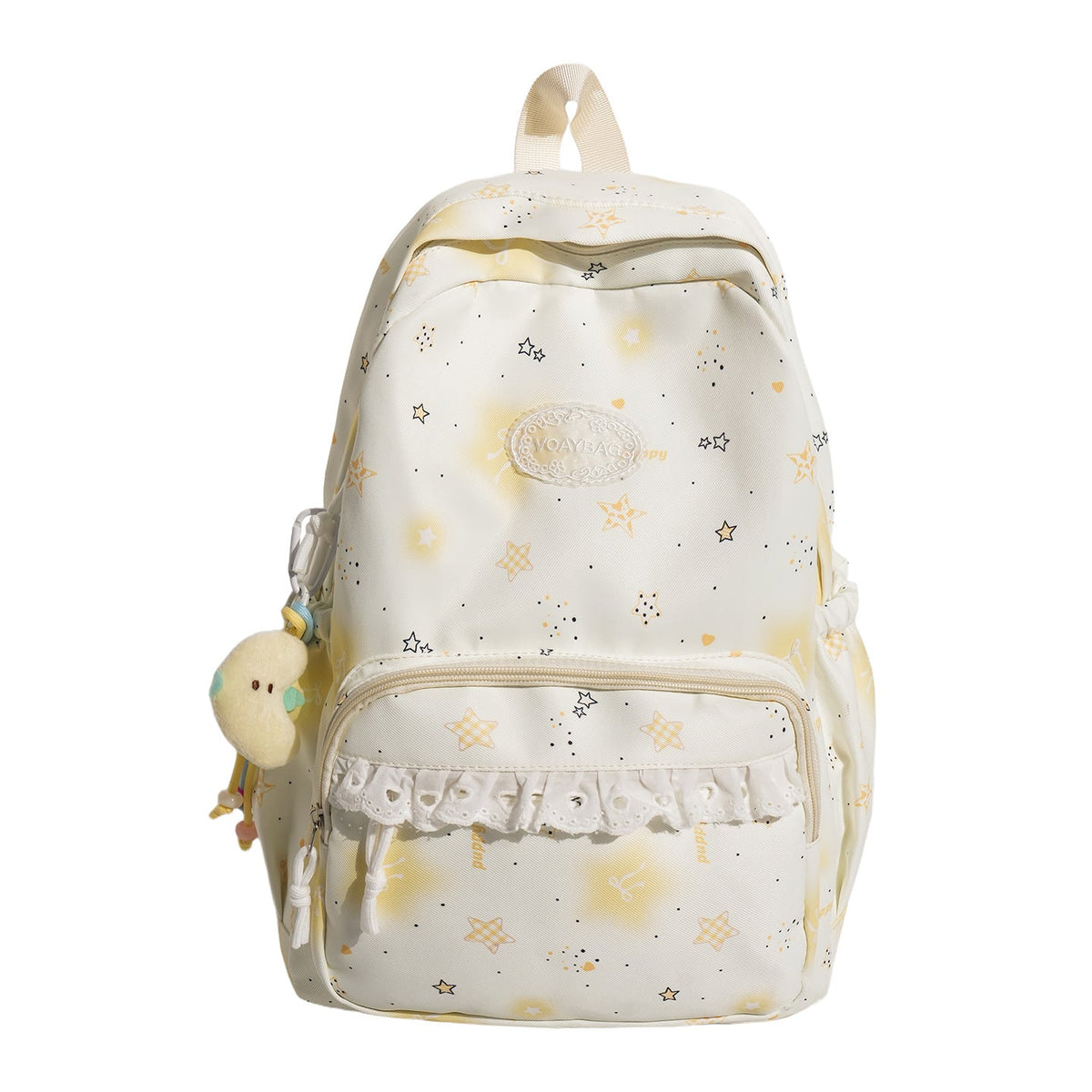 Charming Star-Embellished Casual Backpack LoungeYard 1791205440 — product view 5