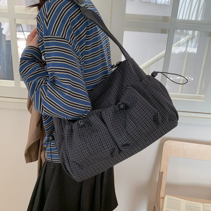 Casual Checked Shoulder Bag — product view 1