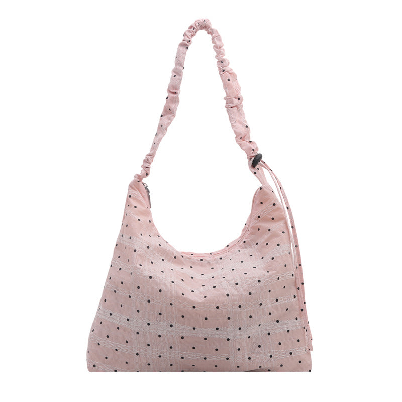 Textured Fabric Shoulder Bag — product view 5
