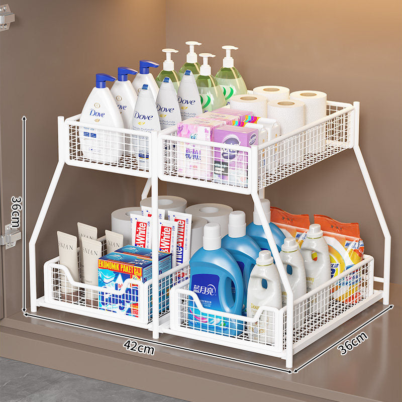 Two-Tier Under-Shelf Storage Organizer LoungeYard — product view 7