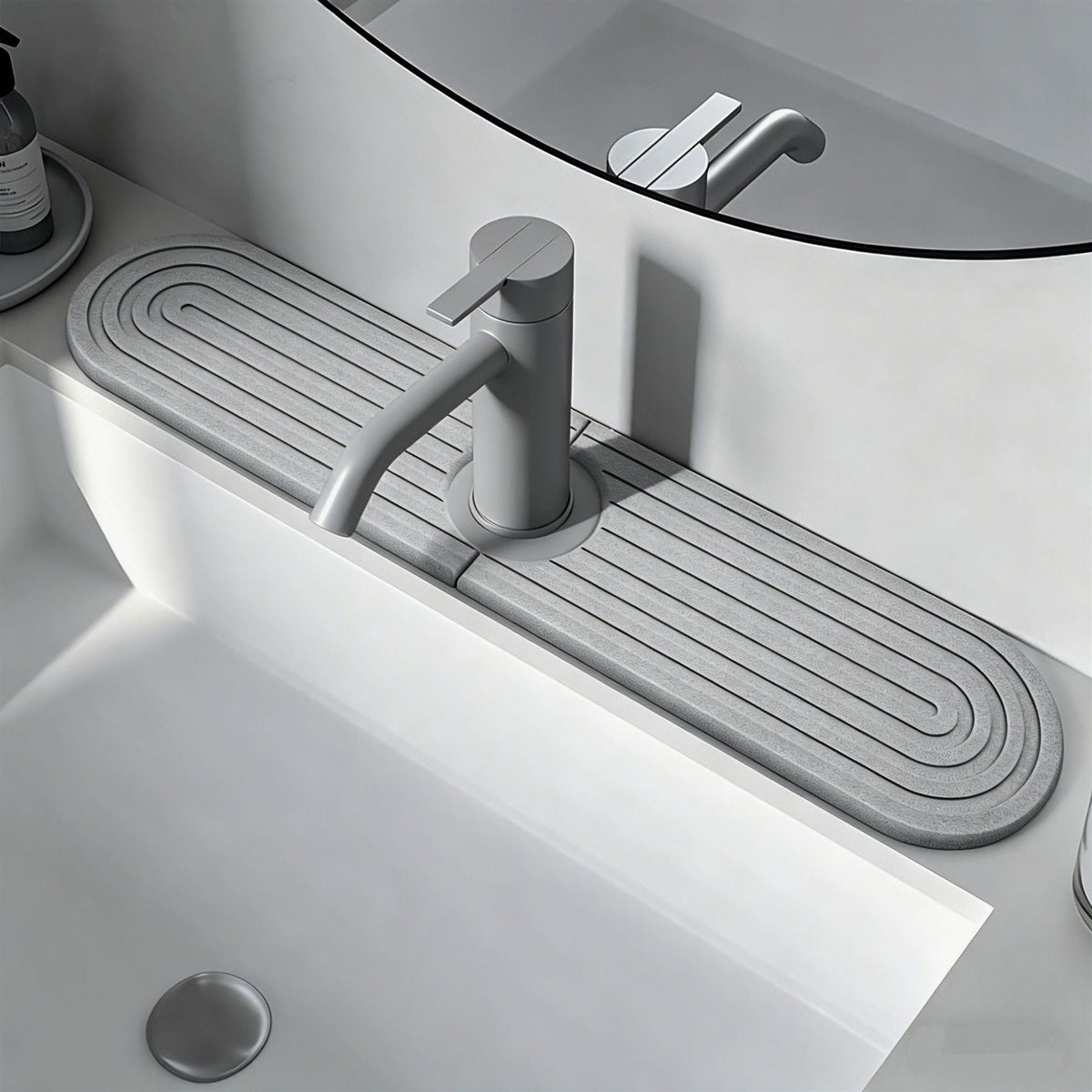 Decorative Bathroom Sink Mat — product view 2