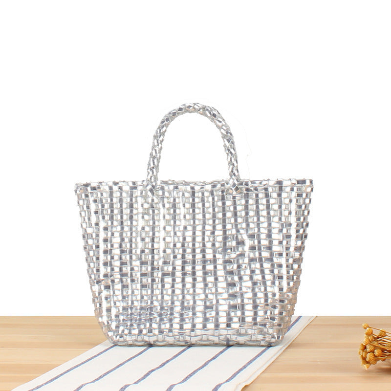 Refined wicker tote bag LoungeYard — product view 1