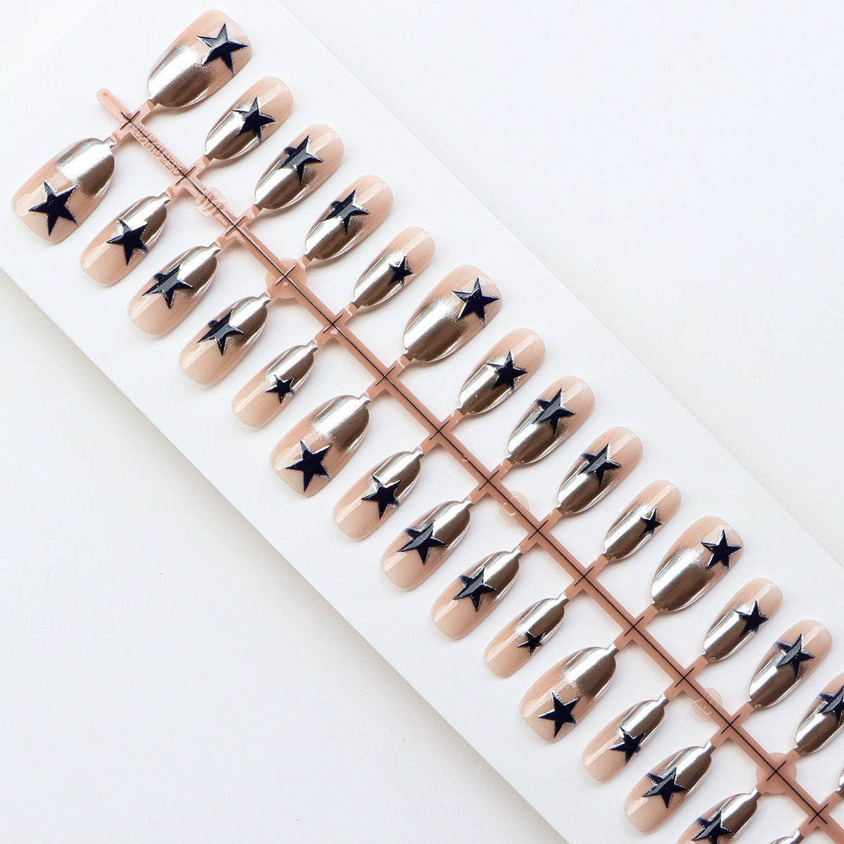 Glamorous Metallic Starry Press-On Nails — product view 1