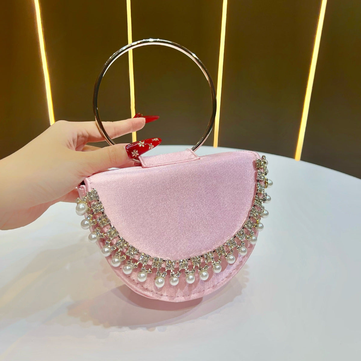 Pearl-Accented Evening Clutch — product view 6
