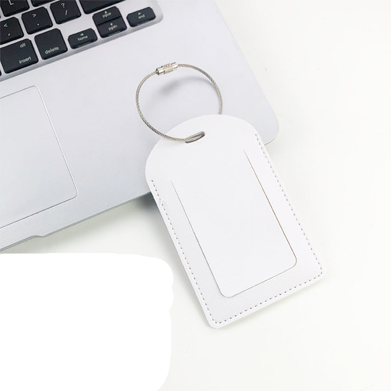 Premium Leather Travel Luggage Tag LoungeYard — product view 7