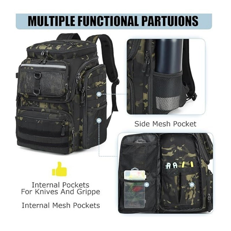 Multi-Functional Fishing Gear Backpack LoungeYard — product view 5