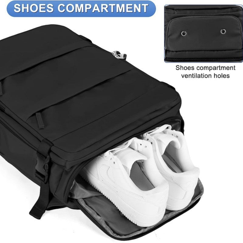Stylish Multi-Compartment Backpack LoungeYard — product view 7