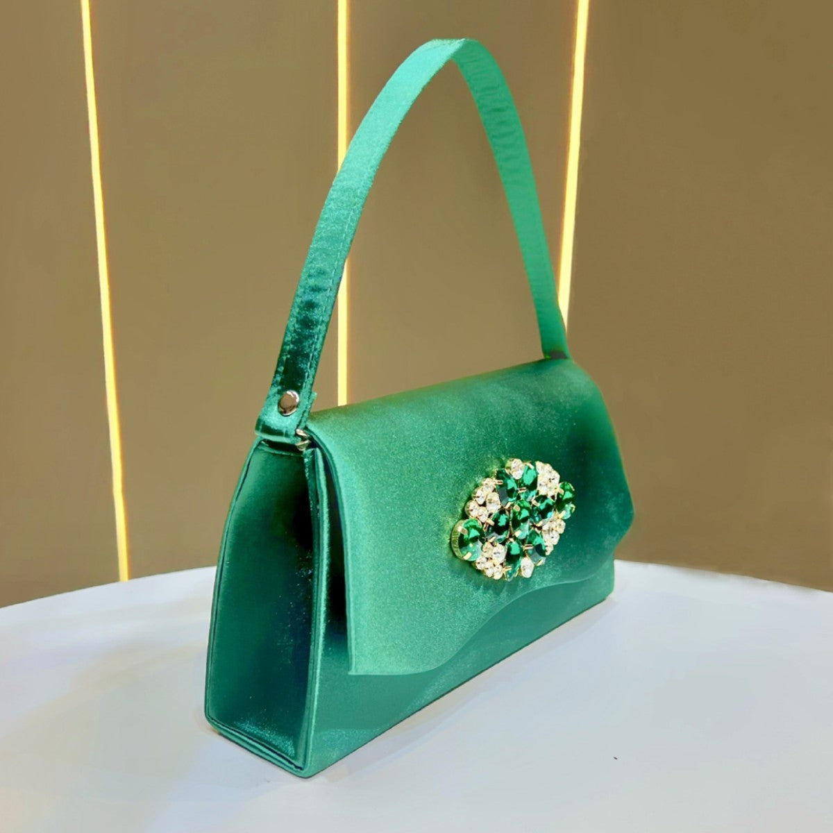 Elegant Rhinestone-Studded Evening Handbag — product view 2