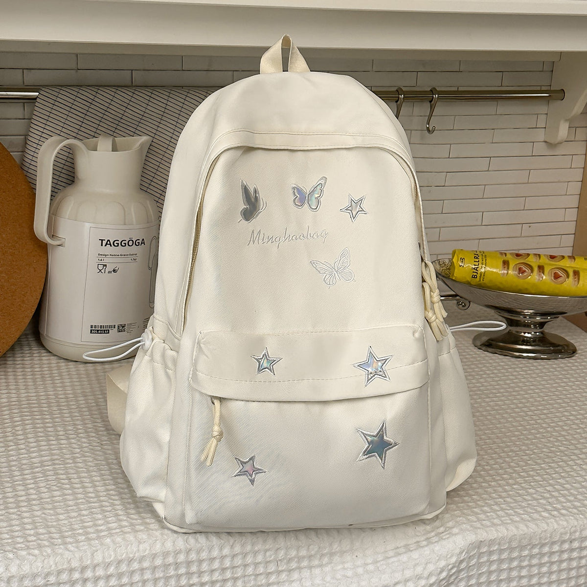 Fun Decorative Embroidered Backpack LoungeYard — product view 7