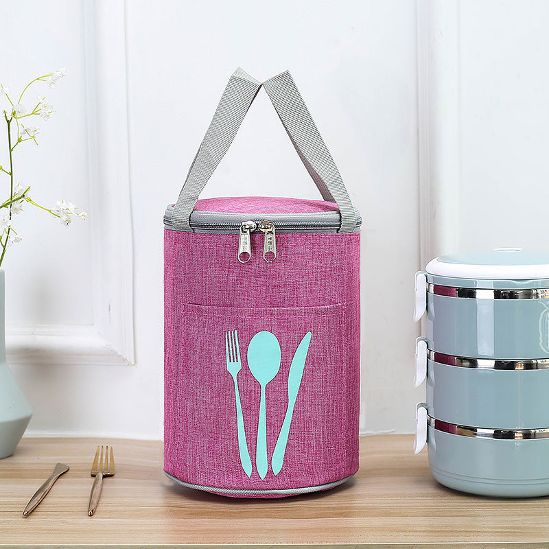 Insulated Round Food Carrier LoungeYard — product view 2