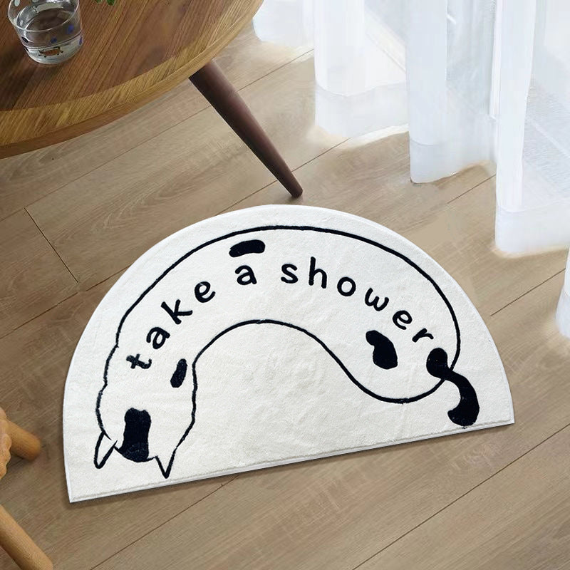 Artistic Shower-Themed Bath Mat — product view 3