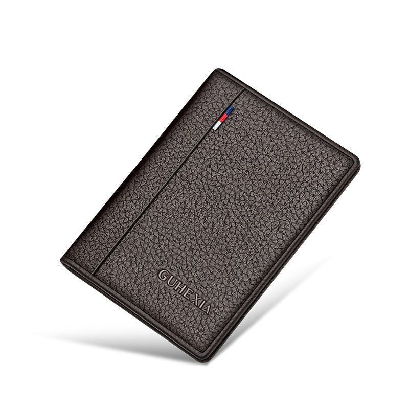 Premium Textured Leather Card Holder — product view 4