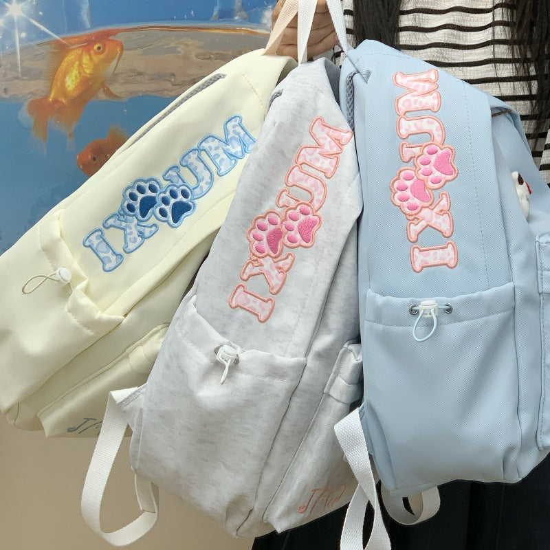 Embroidered Character-Themed Backpack LoungeYard — product view 4
