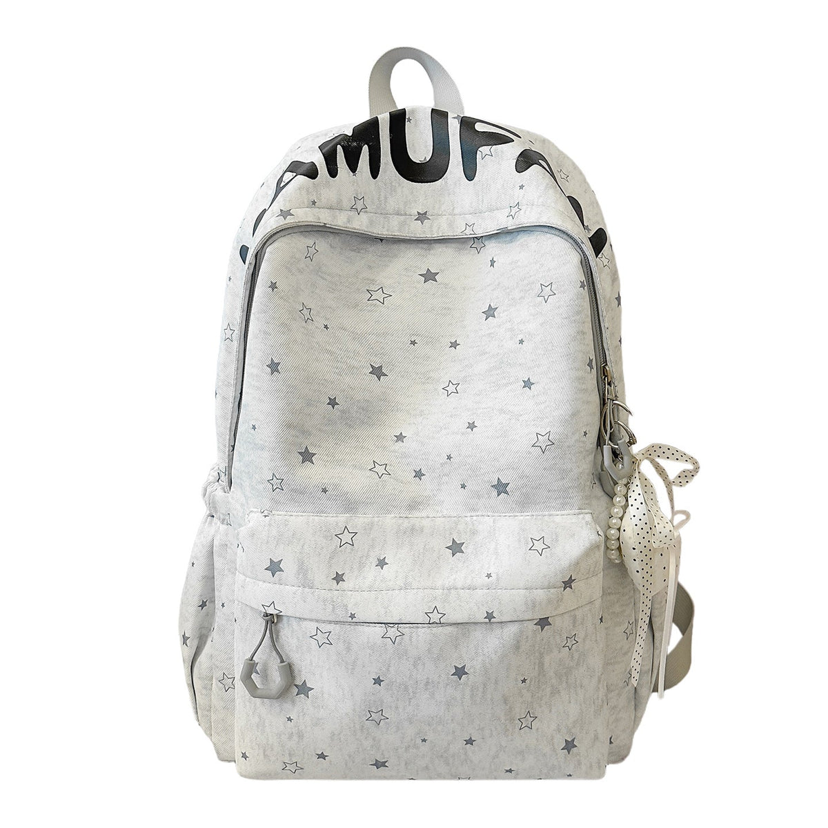 Casual Star-Embellished Backpack LoungeYard — product view 5