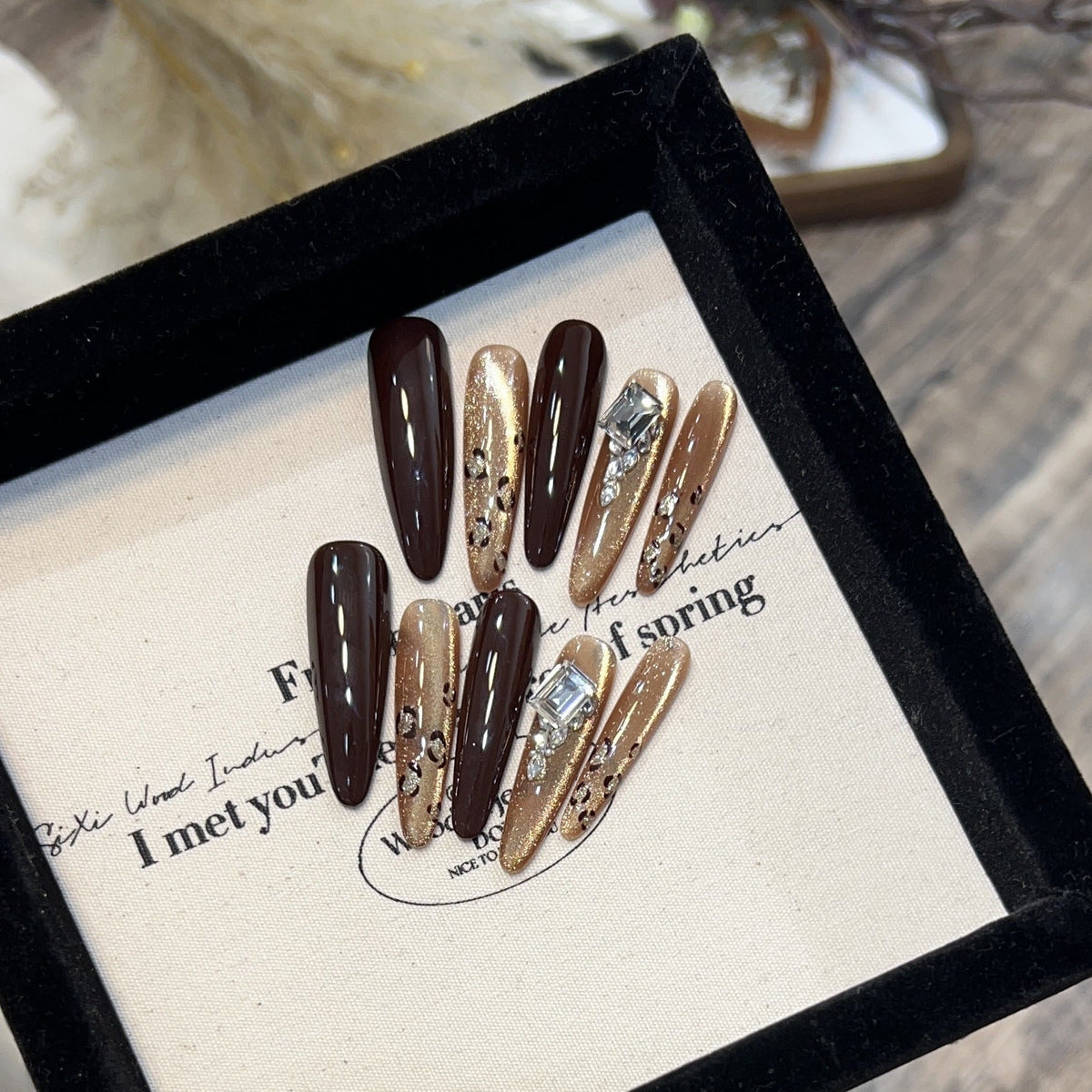 Glamorous Long Stiletto Press-On Nails — product view 3
