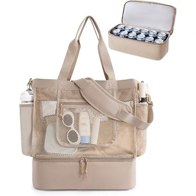 Spacious and Functional Cooler Bag with Removable Compartments LoungeYard — product view 1