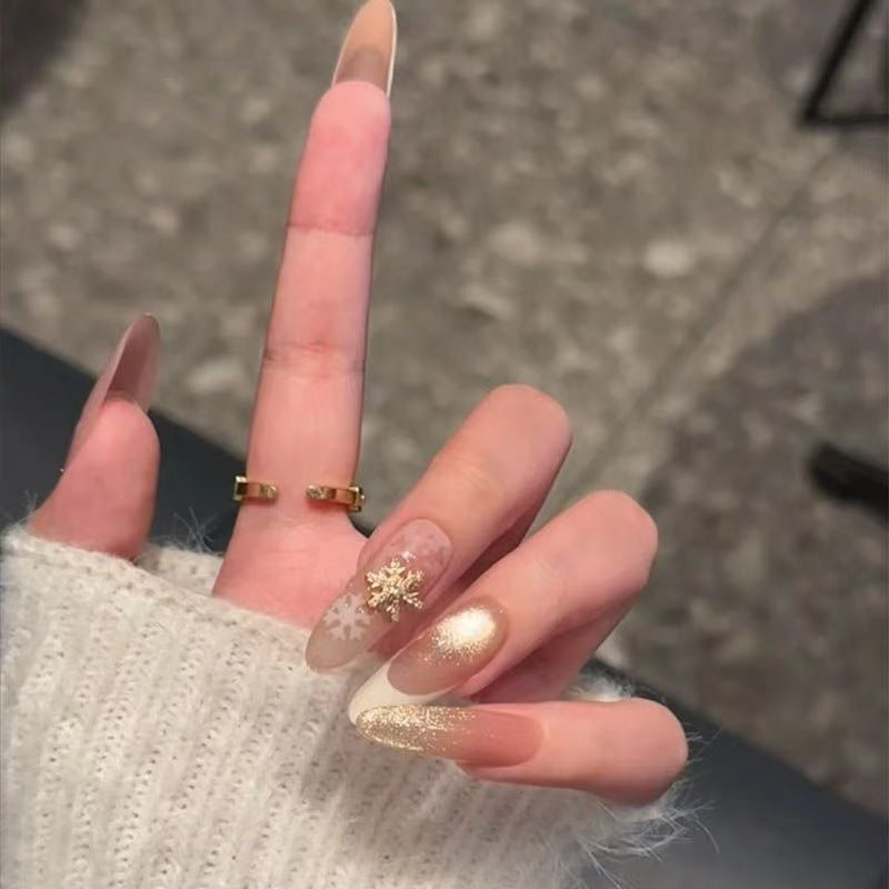 Glittery French Tip Nail Art — product view 2